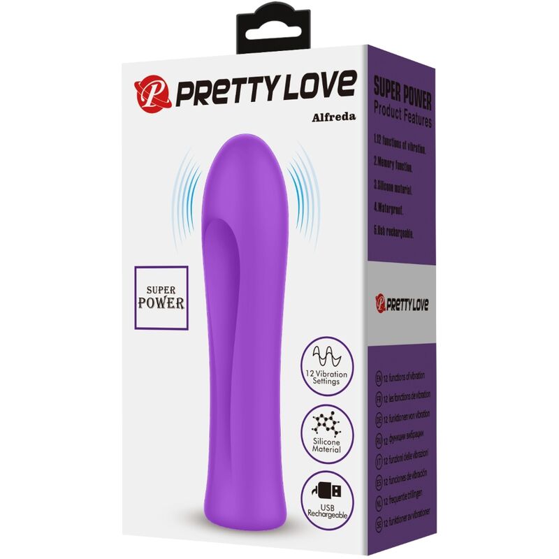 Pretty Love-Vibratore Alfreda Super Power Viola Aqua · Vibratori (imaginea 8)