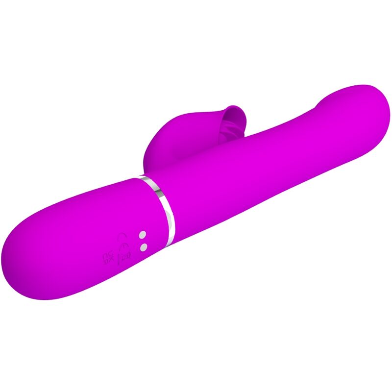 High Tech-Rabbit Vibratore Perle Viola-Silicio, 7 velocità, USB — PRETTY LOVE · Vibratori (immagine 5)