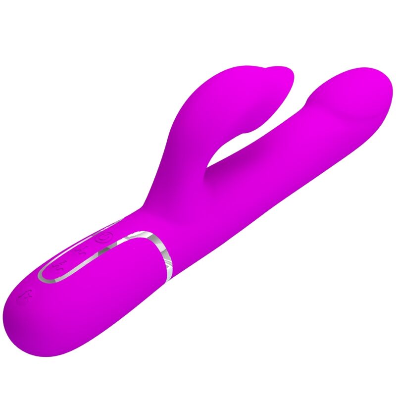 High Tech-Rabbit Vibratore Perle Viola-Silicio, 7 velocità, USB — PRETTY LOVE · Vibratori (immagine 3)