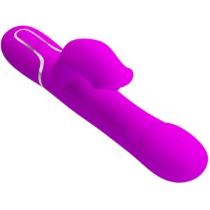 High Tech-Rabbit Vibratore Perle Viola-Silicio, 7 velocità, USB — PRETTY LOVE · Vibratori (immagine 4)