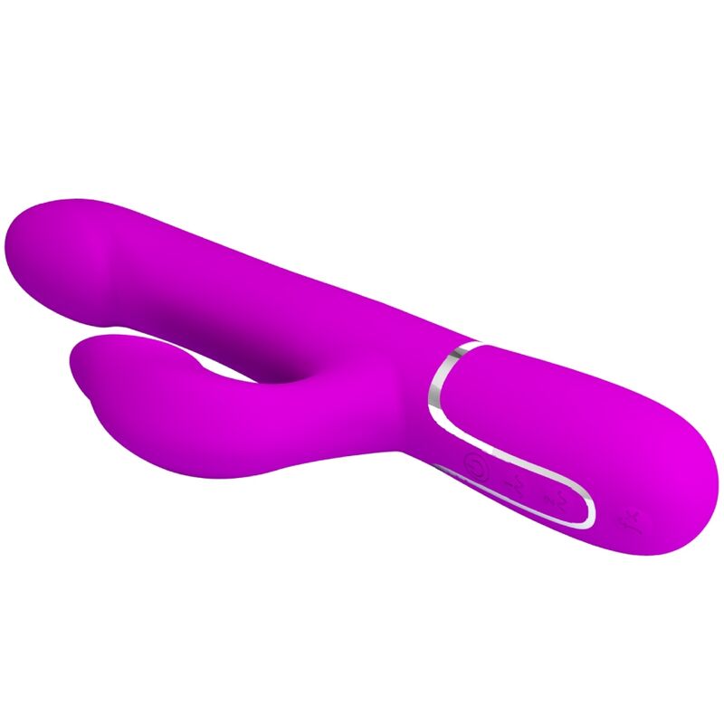 High Tech-Rabbit Vibratore Perle Viola-Silicio, 7 velocità, USB — PRETTY LOVE · Vibratori (immagine 6)