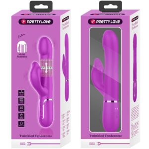 High Tech-Rabbit Vibratore Perle Viola-Silicio, 7 velocità, USB — PRETTY LOVE · Vibratori (immagine 10)