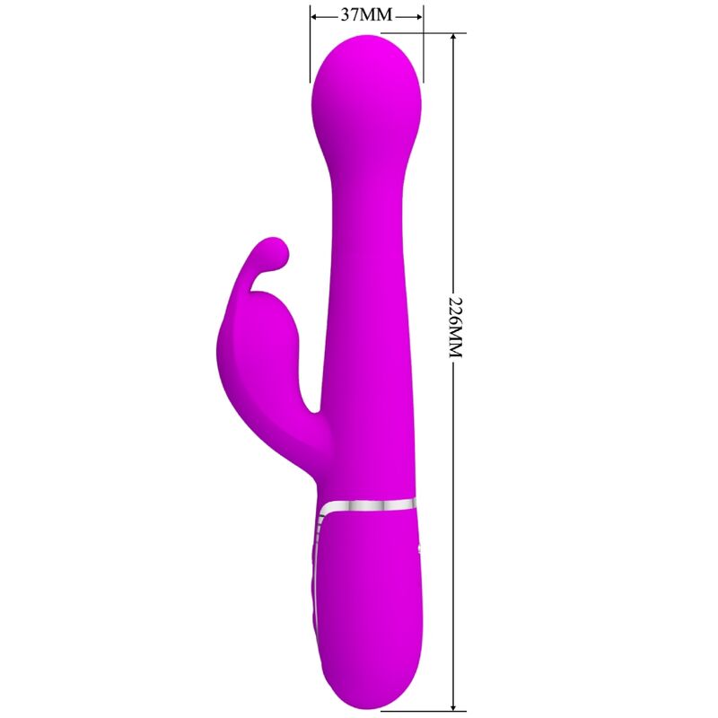 High Tech-Dejon Rabbit Vibratore 3 in 1 Multifunzione — PRETTY LOVE · Vibratori (immagine 10)