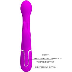 High Tech-Dejon Rabbit Vibratore 3 in 1 Multifunzione — PRETTY LOVE · Vibratori (immagine 9)