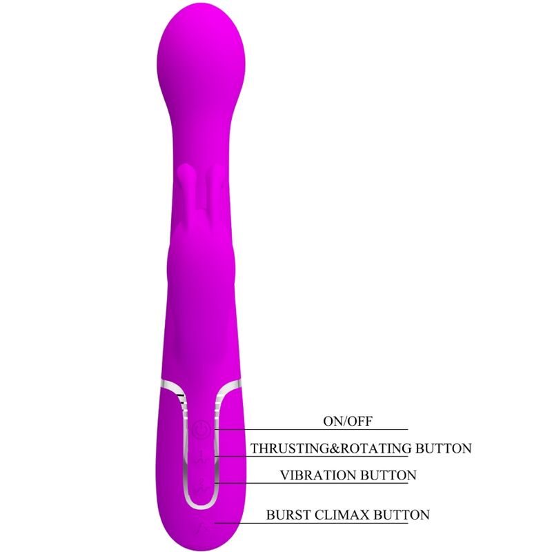 High Tech-Dejon Rabbit Vibratore 3 in 1 Multifunzione — PRETTY LOVE · Vibratori (immagine 9)