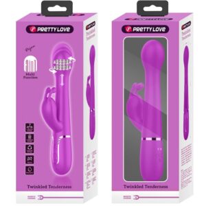 High Tech-Dejon Rabbit Vibrator 3 in 1 Multifunzione — PRETTY LOVE · Vibratori (imaginea 2)