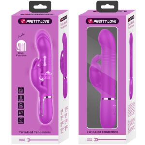 High Tech-Coda Rabbit Vibratore Perle Violet-Silicone, 7 velocità — PRETTY LOVE · Vibratori (immagine 10)