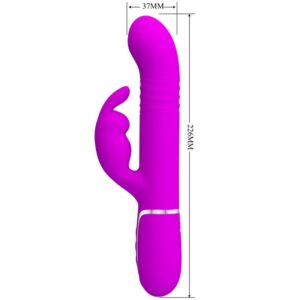 High Tech-Coda Rabbit Vibratore Perle Violet-Silicone, 7 velocità — PRETTY LOVE · Vibratori (immagine 7)