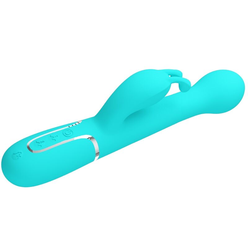 High Tech-Dejon Rabbit Vibrator 3 in 1 Multifunzione Aqua 6 High Tech-Dejon Rabbit Vibrator 3 in 1 Multifunzione Aqua — PRETTY LOVE · Vibratori (imaginea 6)