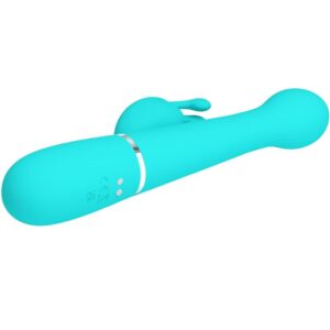 High Tech-Dejon Rabbit Vibrator 3 in 1 Multifunzione Aqua 12 High Tech-Dejon Rabbit Vibrator 3 in 1 Multifunzione Aqua — PRETTY LOVE · Vibratori (imaginea 2)