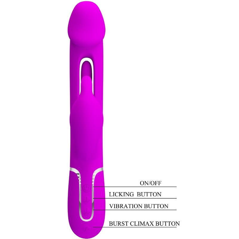High Tech-Kampas Rabbit 3 in 1 Vibratore Multifunzione — PRETTY LOVE · Vibratori (immagine 8)