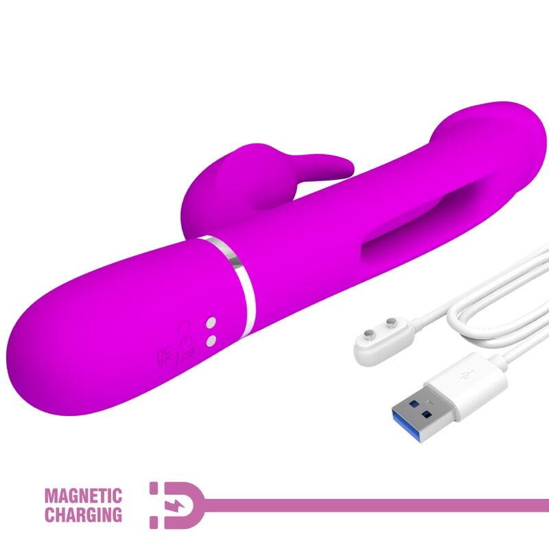 High Tech-Kampas Rabbit 3 in 1 Vibratore Multifunzione — PRETTY LOVE · Vibratori (immagine 5)