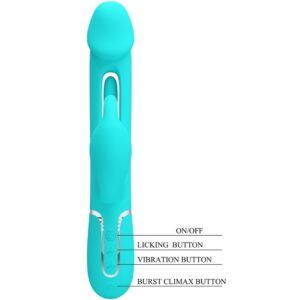 High Tech-Kampas Rabbit 3 in 1 Multifunzione Vibratore con Lingua 14 High Tech-Kampas Rabbit 3 in 1 Multifunzione Vibratore con Lingua — PRETTY LOVE · Vibratori (imaginea 4)