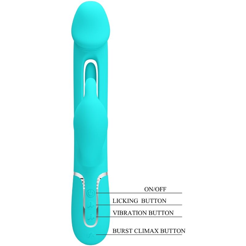 High Tech-Kampas Rabbit 3 in 1 Multifunzione Vibratore con Lingua 4 High Tech-Kampas Rabbit 3 in 1 Multifunzione Vibratore con Lingua — PRETTY LOVE · Vibratori (imaginea 4)