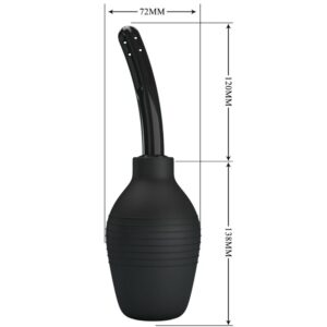 Mr Play-Irrigatore anale Blkc Super Power Nero-ricaricabile, USB · Giocattoli anali (imaginea 7)