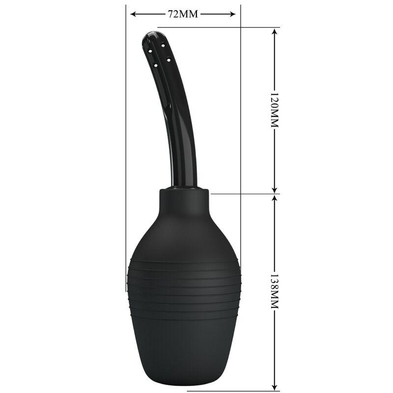Mr Play-Irrigatore anale Blkc Super Power Nero-ricaricabile, USB · Giocattoli anali (imaginea 7)
