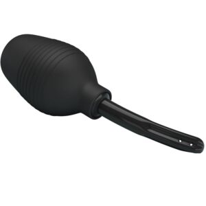 Mr Play-Irrigatore anale Blkc Super Power Nero-ricaricabile, USB