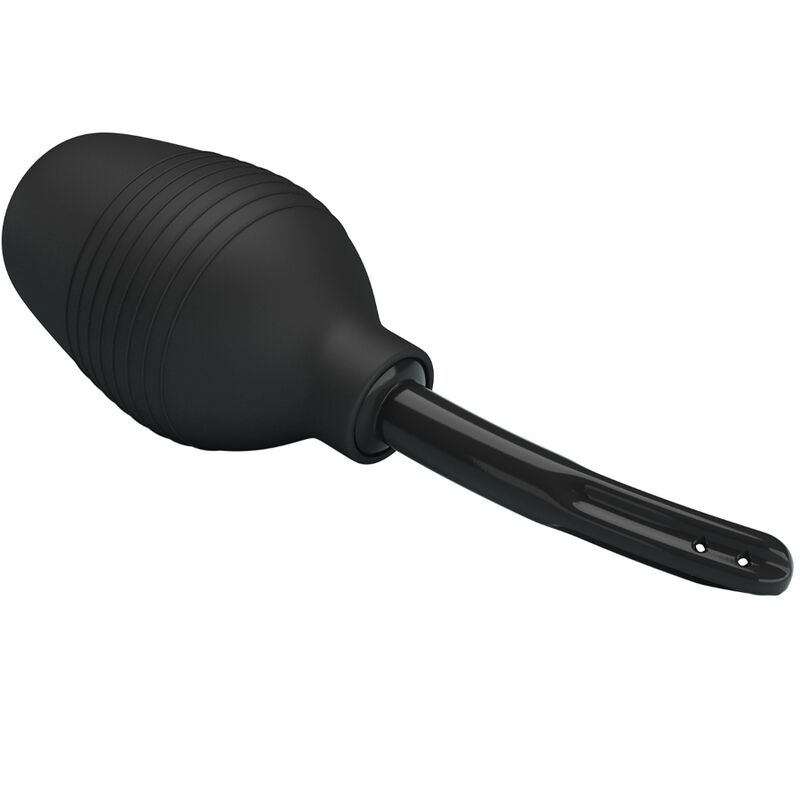 Mr Play-Irrigatore anale Blkc Super Power Nero-ricaricabile, USB