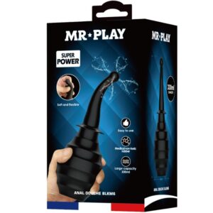 Mr Play-Doccia anale BLKM6 Super Power Nero-ricaricabile, USB · Giocattoli anali (imaginea 4)