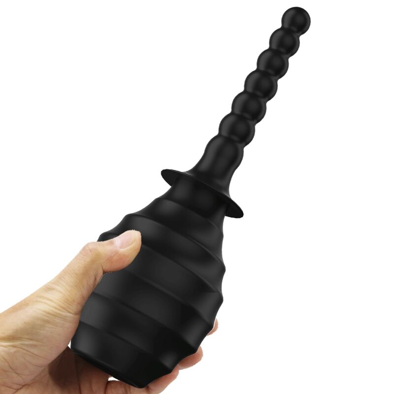 Mr Play-Irrigatore anale BLKM7 Super Power nero-ricaricabile, USB · Giocattoli anali (imaginea 7)
