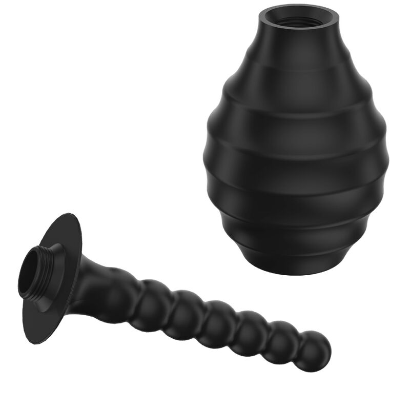 Mr Play-Irrigatore anale BLKM7 Super Power nero-ricaricabile, USB · Giocattoli anali (imaginea 6)