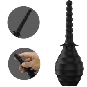 Mr Play-Irrigatore anale BLKM7 Super Power nero-ricaricabile, USB · Giocattoli anali (imaginea 5)