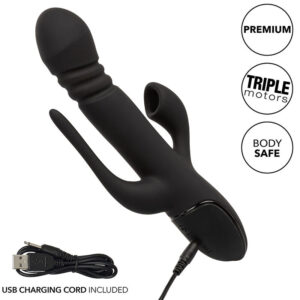 Calexotics-Vibratore Triplo Euphoria Nero-3 velocità, Ricaricabile 16 Calexotics-Vibratore Triplo Euphoria Nero-3 velocità, Ricaricabile · Vibratori (imaginea 6)