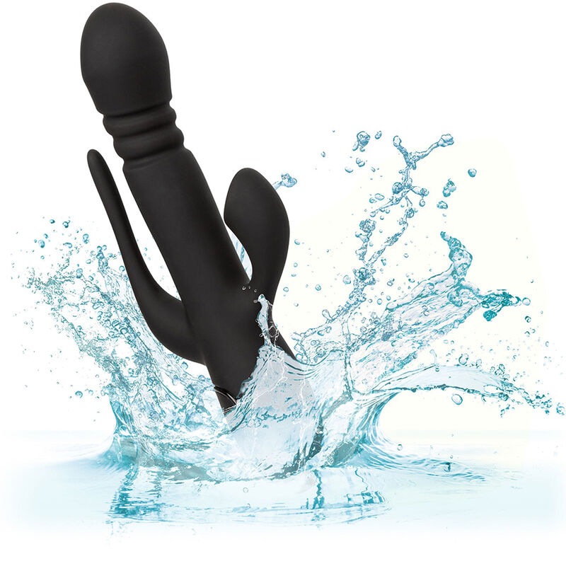 Calexotics-Vibratore Triplo Euphoria Nero-3 velocità, Ricaricabile 4 Calexotics-Vibratore Triplo Euphoria Nero-3 velocità, Ricaricabile · Vibratori (imaginea 4)