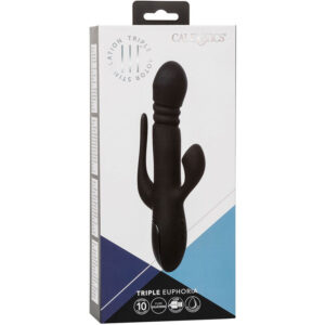 Calexotics-Vibratore Triplo Euphoria Nero-3 velocità, Ricaricabile 13 Calexotics-Vibratore Triplo Euphoria Nero-3 velocità, Ricaricabile · Vibratori (imaginea 3)