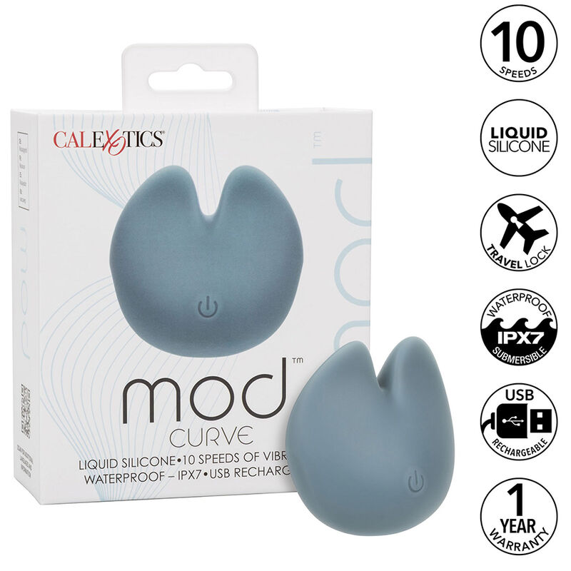 Calexotics-Modalità Curve Stimolatore Blue-Silicone, 10 velocità 10 Calexotics-Modalità Curve Stimolatore Blue-Silicone, 10 velocità · Vibratori (imaginea 10)