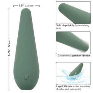 Calexotics-Mod Chic Stimulatore Verde-Silicone, 10 velocità · Vibratori (imaginea 8)