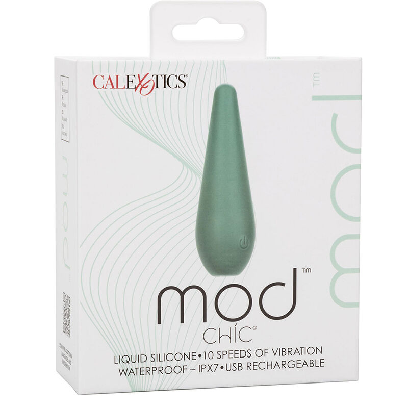 Calexotics-Mod Chic Stimulatore Verde-Silicone, 10 velocità · Vibratori (imaginea 6)