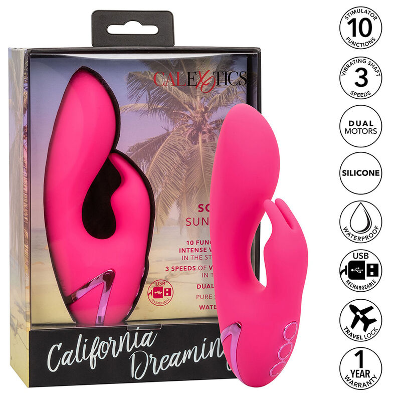 Calexotics-Cal Sunshine Vibratore Rabbit Fucsia della California · Vibratori (immagine 2)