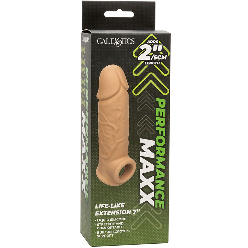 Calexotics-Prestazioni Maxx Life-like Extension 7 Light · Anelli & Guaine per pene (immagine 8)