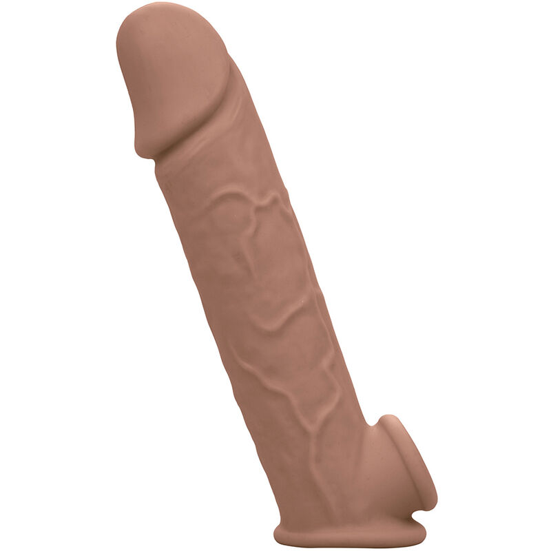 Calexotics-Prestazioni Maxx Extension Life-like 8 Marrone-Silicone · Anelli & Guaine per pene (imaginea 9)