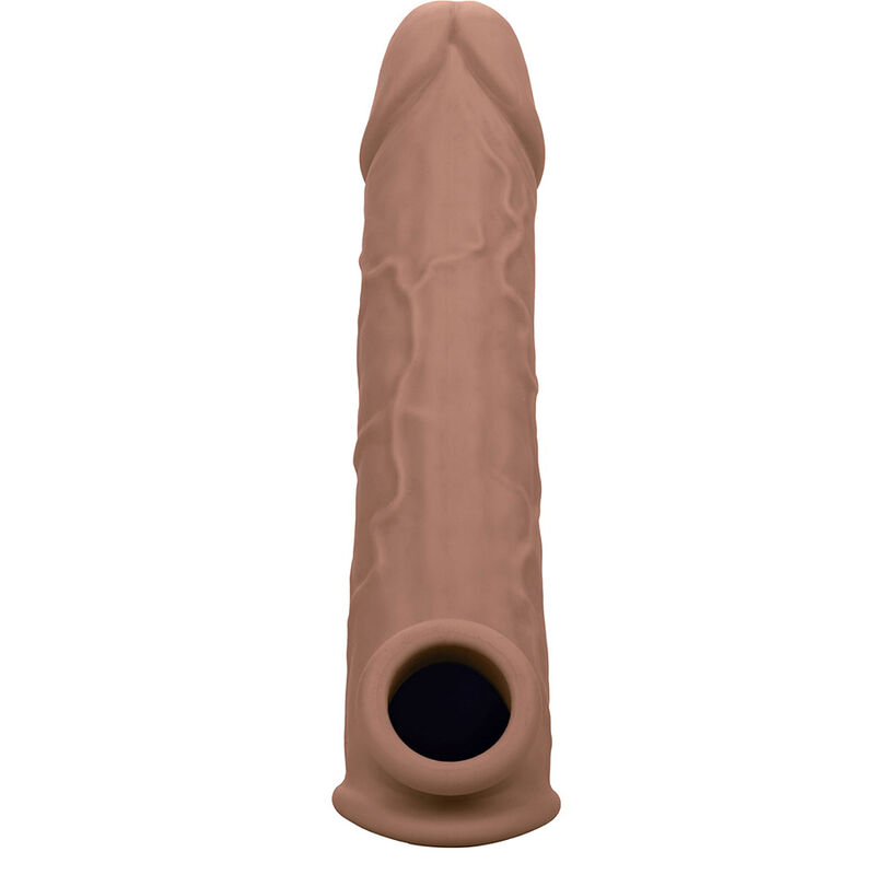 Calexotics-Prestazioni Maxx Extension Life-like 8 Marrone-Silicone · Anelli & Guaine per pene (imaginea 8)