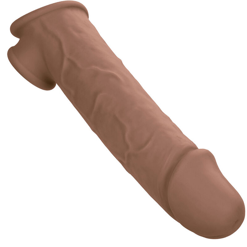 Calexotics-Prestazioni Maxx Extension Life-like 8 Marrone-Silicone · Anelli & Guaine per pene (imaginea 5)