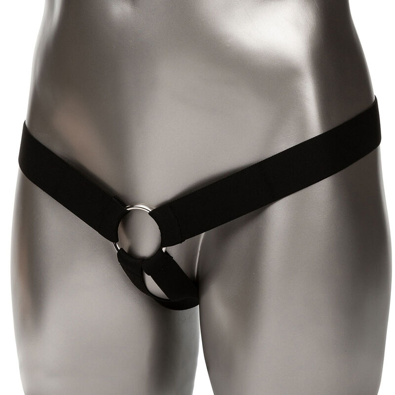 Calexotics-Performance Maxx Estensione Realistica con Imbracatura Pelle Marrone · Anelli & Guaine per pene (immagine 10)