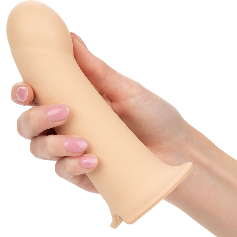 Calexotics-Prestazioni Maxx Estensione con Imbracatura, Ten aperto-Silicone · Anelli & Guaine per pene (immagine 5)