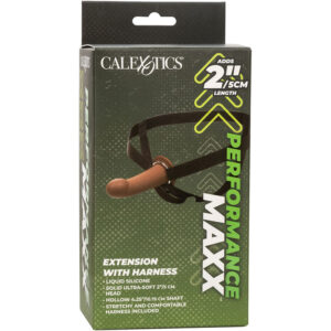 Calexotics-Performance Maxx Extension Pene con Imbracatura Marrone · Anelli & Guaine per pene (immagine 8)