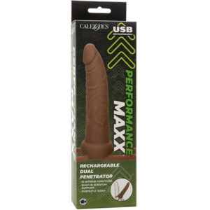 Calexotics-Performance Maxx Ricaricabile Dual Penetrator Pelle · Anelli & Guaine per pene (immagine 2)