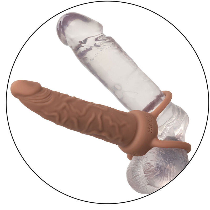 Calexotics-Performance Maxx Ricaricabile Dual Penetrator Pelle · Anelli & Guaine per pene (immagine 3)