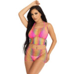 Leg Avenue Sets-Set Top e Pantaloni Rete Multicolore 521 img 174644 f08d5bb6e8c104063b55baee6174a331 1