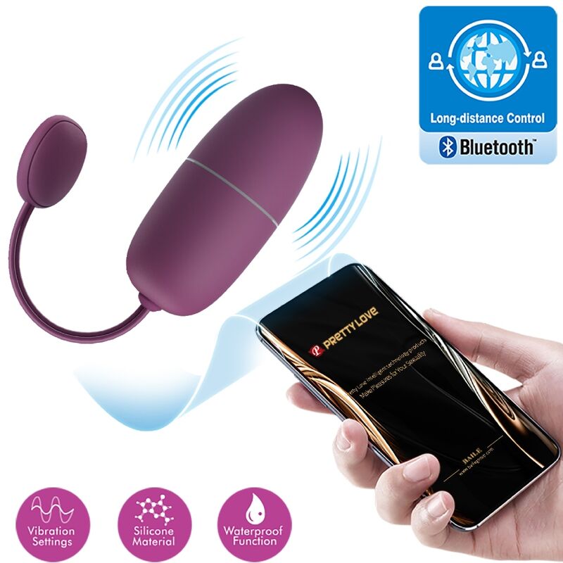 Pretty Love-Nymph Uova Vibratore Controllato tramite Applicazione 49 Pretty Love-Nymph Uova Vibratore Controllato tramite Applicazione · Giocattoli anali (immagine 11)