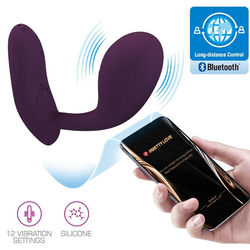 App Series-Baird G-spot 12 Vibrazioni Ricaricabile — PRETTY LOVE · Giocattoli per coppie (imaginea 10)