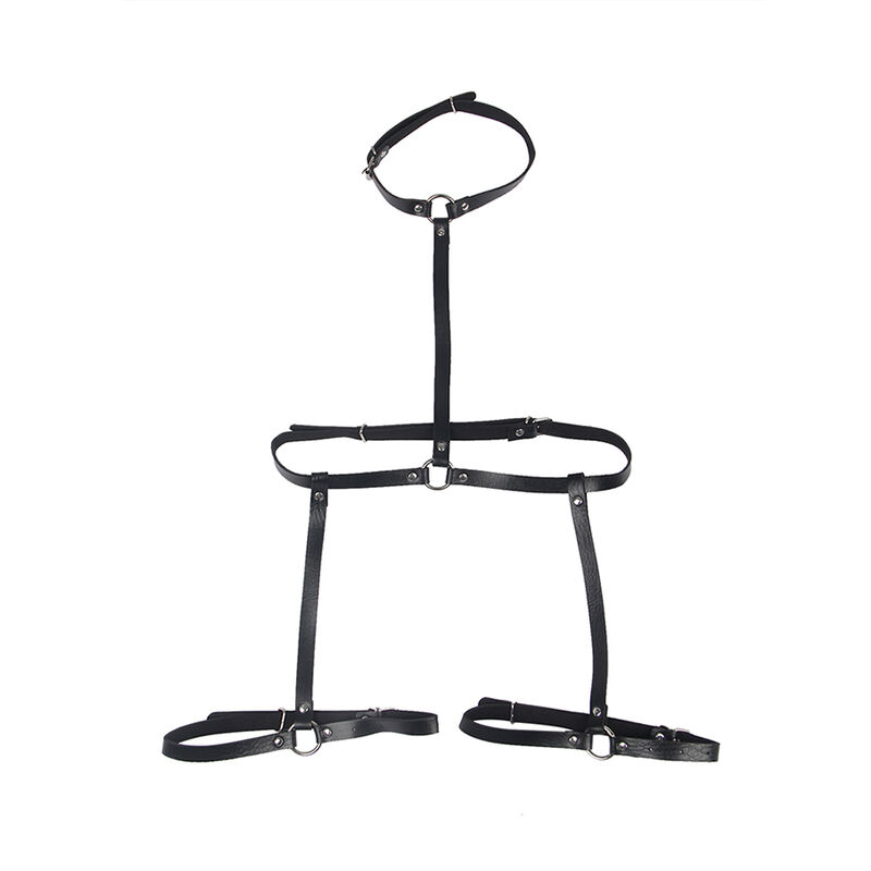 Subblime Fetish-Rivestimento del corpo in pelle Nero One Size · Accessori lingerie (imaginea 4)
