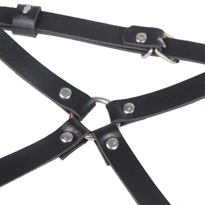 Subblime Fetish-Imbracatura Pelle per Vita e Piedi Nero One · Accessori lingerie (imaginea 10)