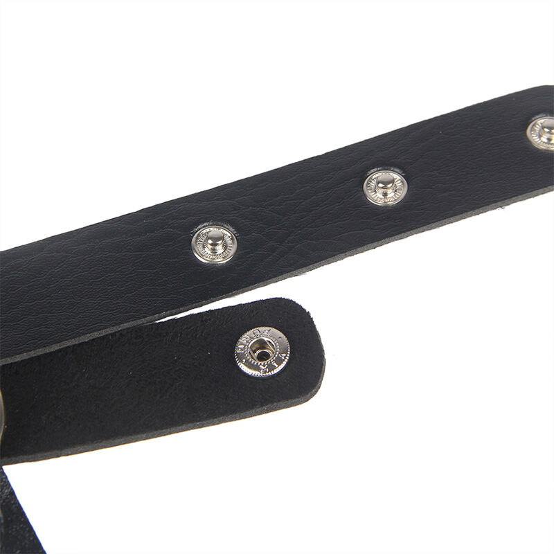 Subblime Fetish-Imbracatura per petto in pelle con catene Nero One · Accessori lingerie (immagine 9)