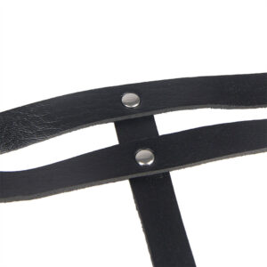 Subblime Fetish-Cinturino Catena con Anello in Pelle, Nero, One Size 19 Subblime Fetish-Cinturino Catena con Anello in Pelle, Nero, One Size · Accessori lingerie (immagine 9)