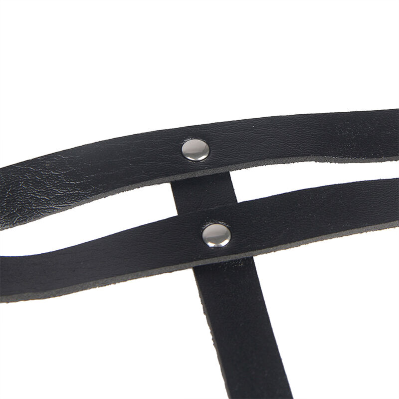 Subblime Fetish-Cinturino Catena con Anello in Pelle, Nero, One Size 9 Subblime Fetish-Cinturino Catena con Anello in Pelle, Nero, One Size · Accessori lingerie (immagine 9)